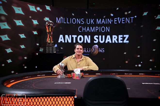 Anton Suarez在partypoker线下百万赛斩获巨奖100万美元